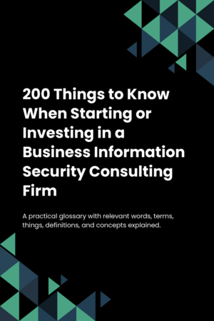 200 Things to Know When Starting or Investing in a Business Information Security Consulting Firm