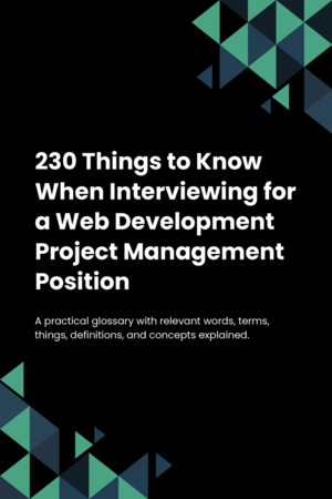 230 Things to Know When Interviewing for a Web Development Project Management Position