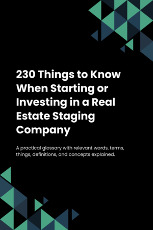 230 Things to Know When Starting or Investing in a Real Estate Staging Company