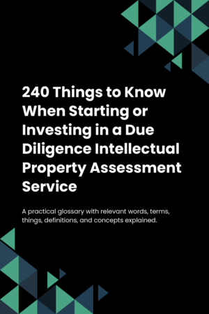 240 Things to Know When Starting or Investing in a Due Diligence Intellectual Property Assessment Service