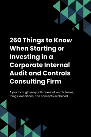 250 Things to Know When Starting or Investing in a Corporate Internal Audit and Controls Consulting Firm