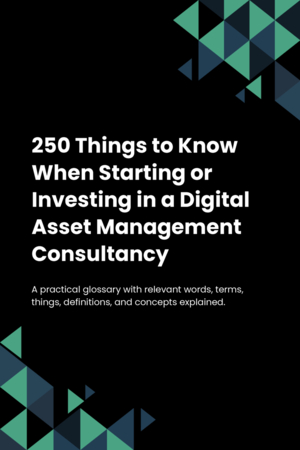 250 Things to Know When Starting or Investing in a Digital Asset Management Consultancy