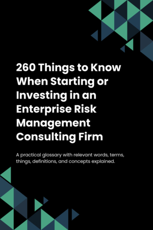 260 Things to Know When Starting or Investing in an Enterprise Risk Management Consulting Firm