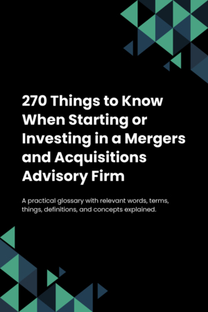 270 Things to Know When Starting or Investing in a Mergers and Acquisitions Advisory Firm