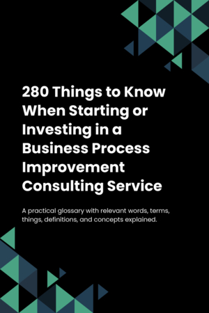 280 Things to Know When Starting or Investing in a Business Process Improvement Consulting Service