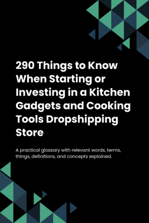 280 Things to Know When Starting or Investing in a Kitchen Gadgets and Cooking Tools Dropshipping Store