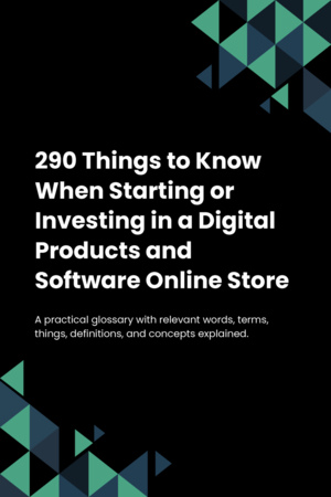 290 Things to Know When Starting or Investing in a Digital Products and Software Online Store