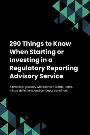 290 Things to Know When Starting or Investing in a Regulatory Reporting Advisory Service