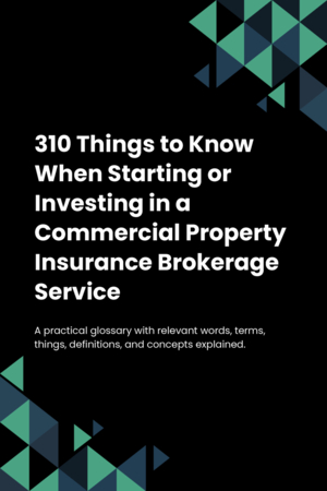 300 Things to Know When Starting or Investing in a Commercial Property Insurance Brokerage Service