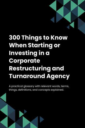 300 Things to Know When Starting or Investing in a Corporate Restructuring and Turnaround Agency