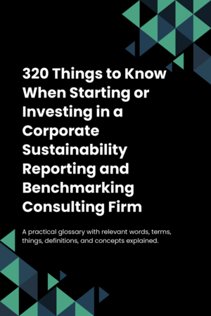 300 Things to Know When Starting or Investing in a Corporate Sustainability Reporting and Benchmarking Consulting Firm