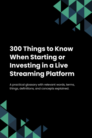 300 Things to Know When Starting or Investing in a Live Streaming Platform