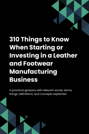 310 Things to Know When Starting or Investing in a Leather and Footwear Manufacturing Business