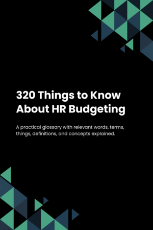 320 Things to Know About HR Budgeting